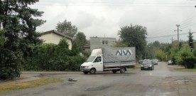 Trudny przejazd przez Bankową