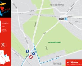 Zamknięta ulica Marsa