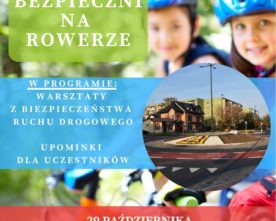“Bezpieczni na Rowerze” – warsztaty na rondzie przy ul. Wileńskiej w Wołominie