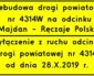 Zmiana organizacji ruchu na drodze powiatowej nr 4312W – na odcinku Majdan- Ręczaje Polskie