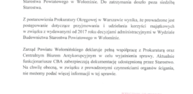 CBA wkroczyło do Starostwa