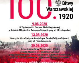 Zaproszenie na obchody 100. lecia Bitwy Warszawskiej w Ząbkach