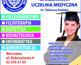 Warszawska Uczelnia Medyczna to pewny start.